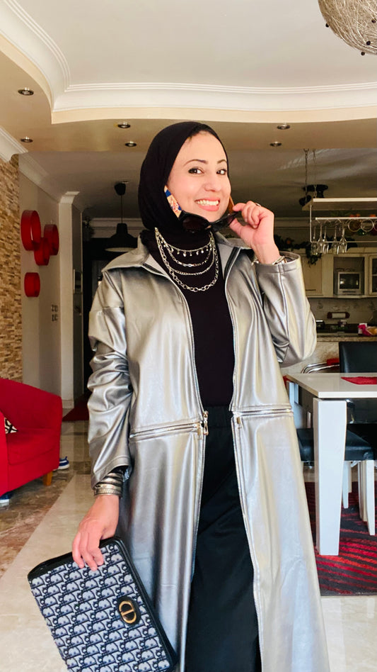 Alice Zipper Leather Jacket 2