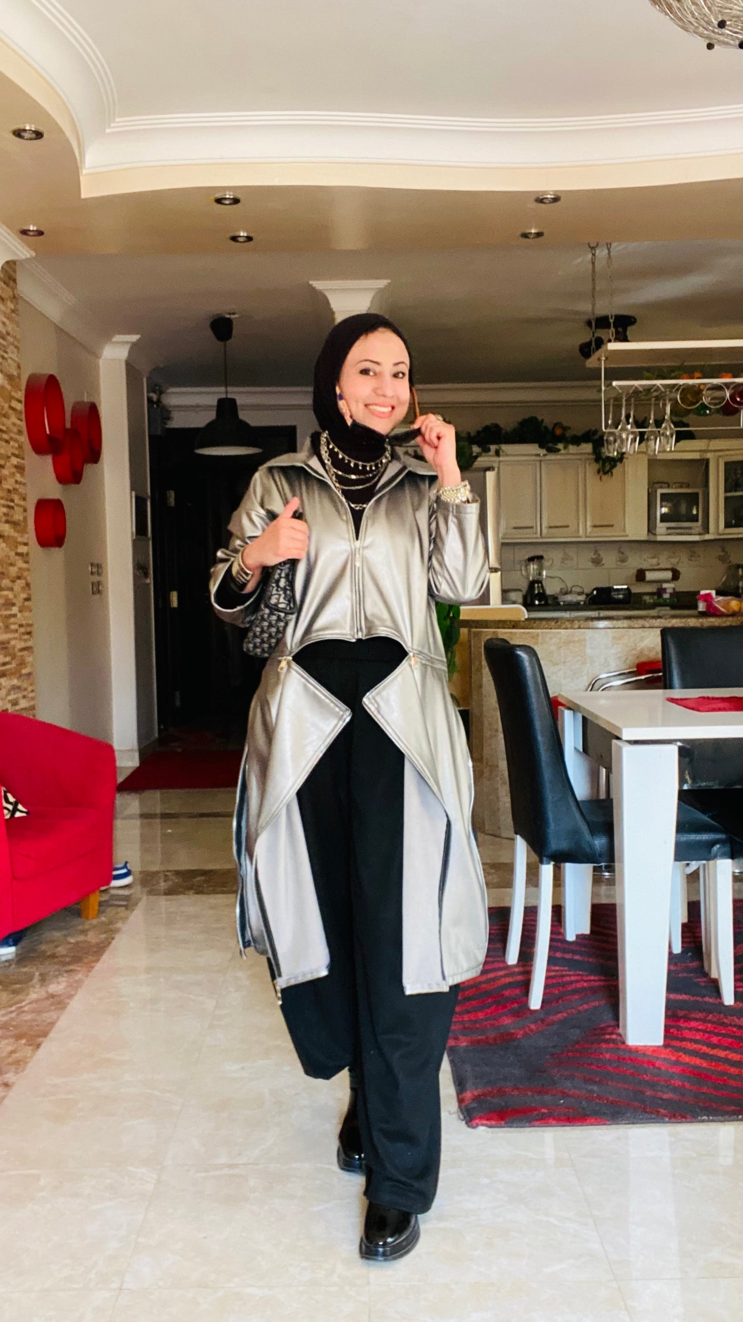 Alice Zipper Leather Jacket 2