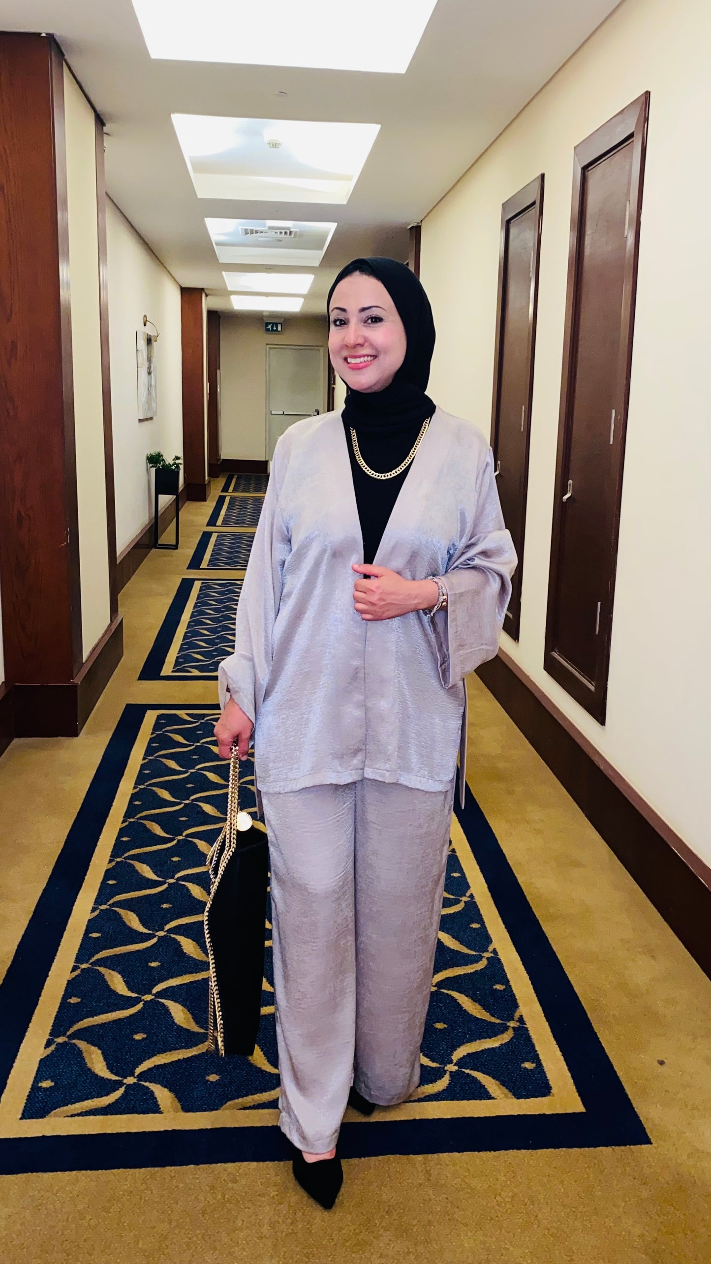 Lisa Shimmer Satin Set