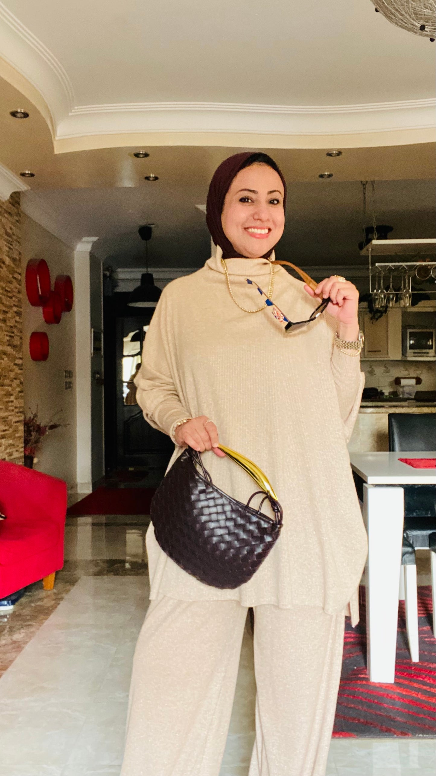 Oversized Ribbed Suit