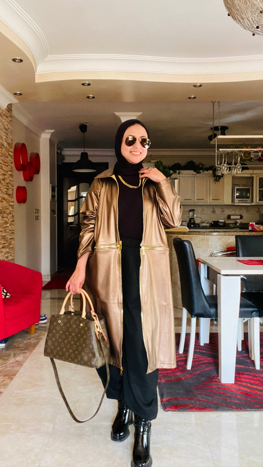 Alice Zipper Leather Jacket 2