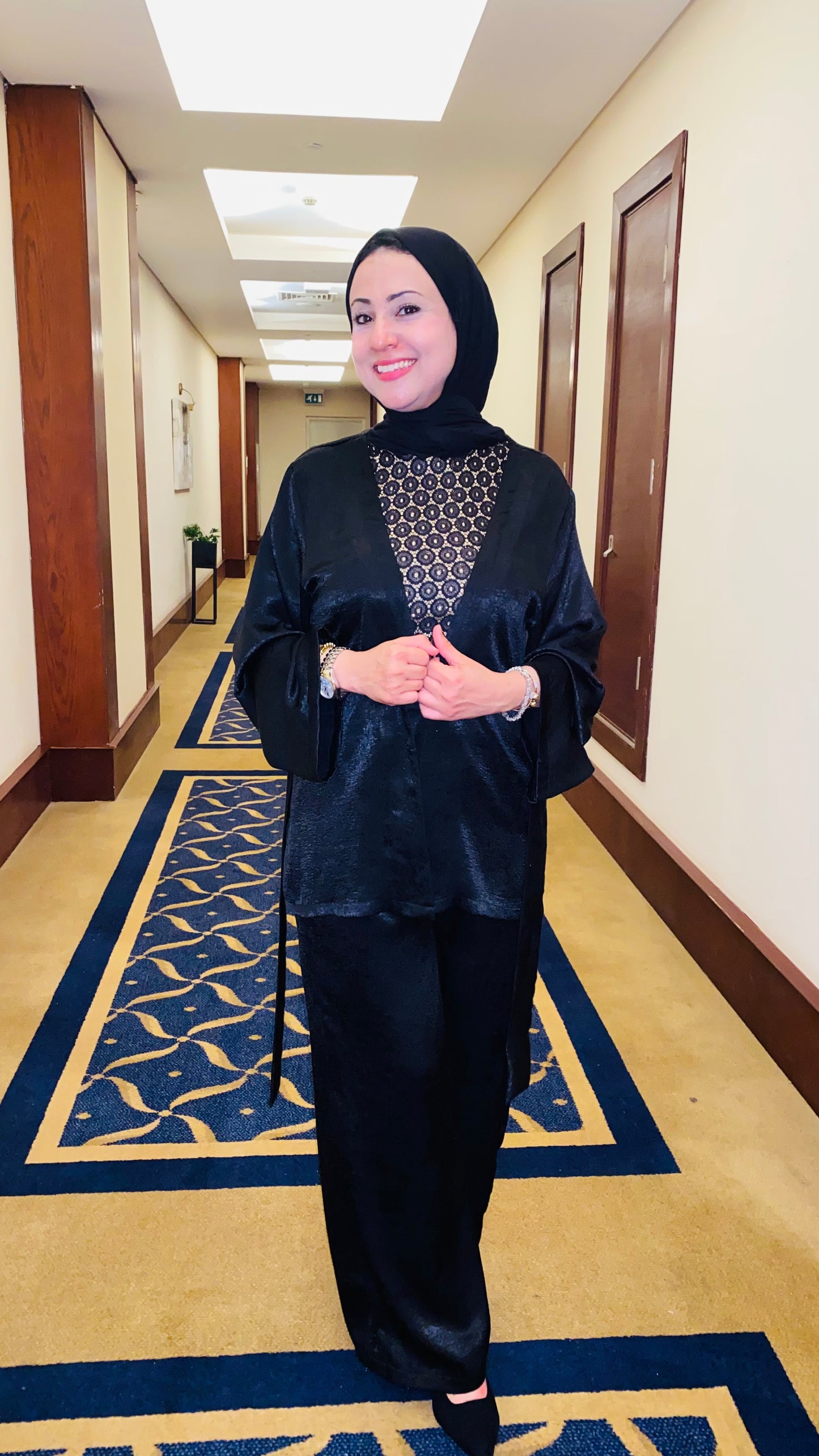 Lisa Shimmer Satin Set