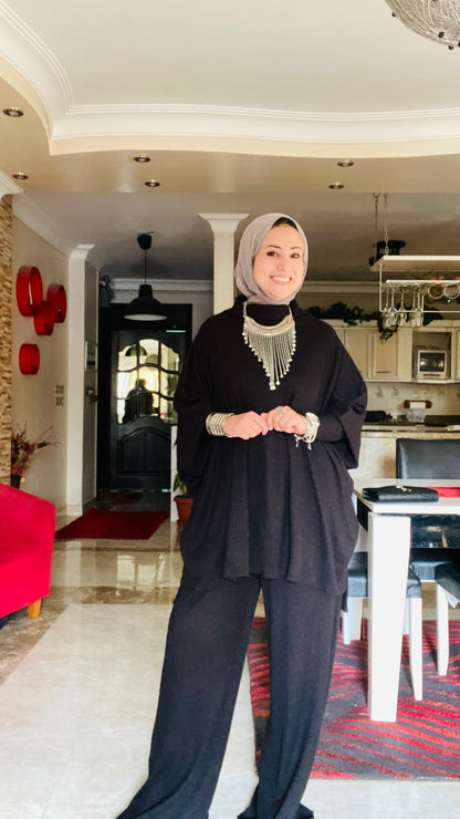 Oversized Ribbed Suit