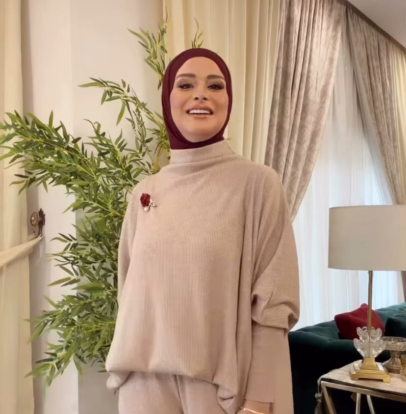 Oversized Ribbed Suit