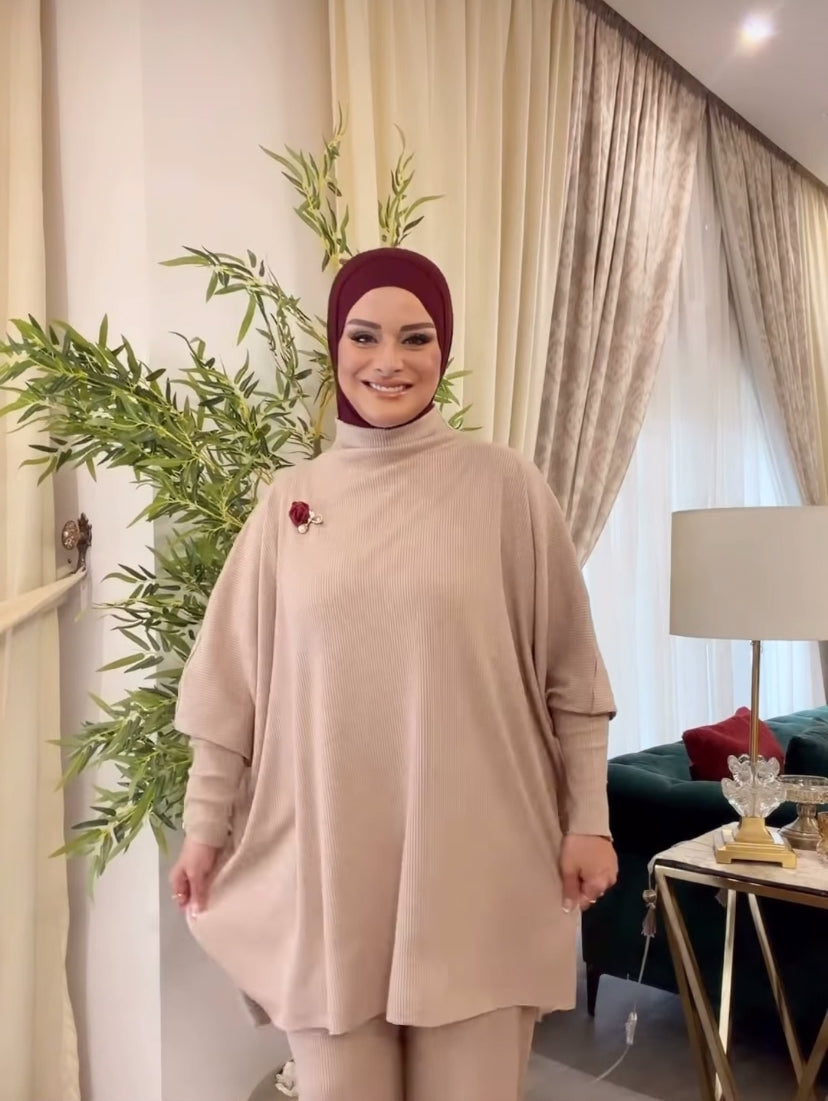 Oversized Ribbed Suit