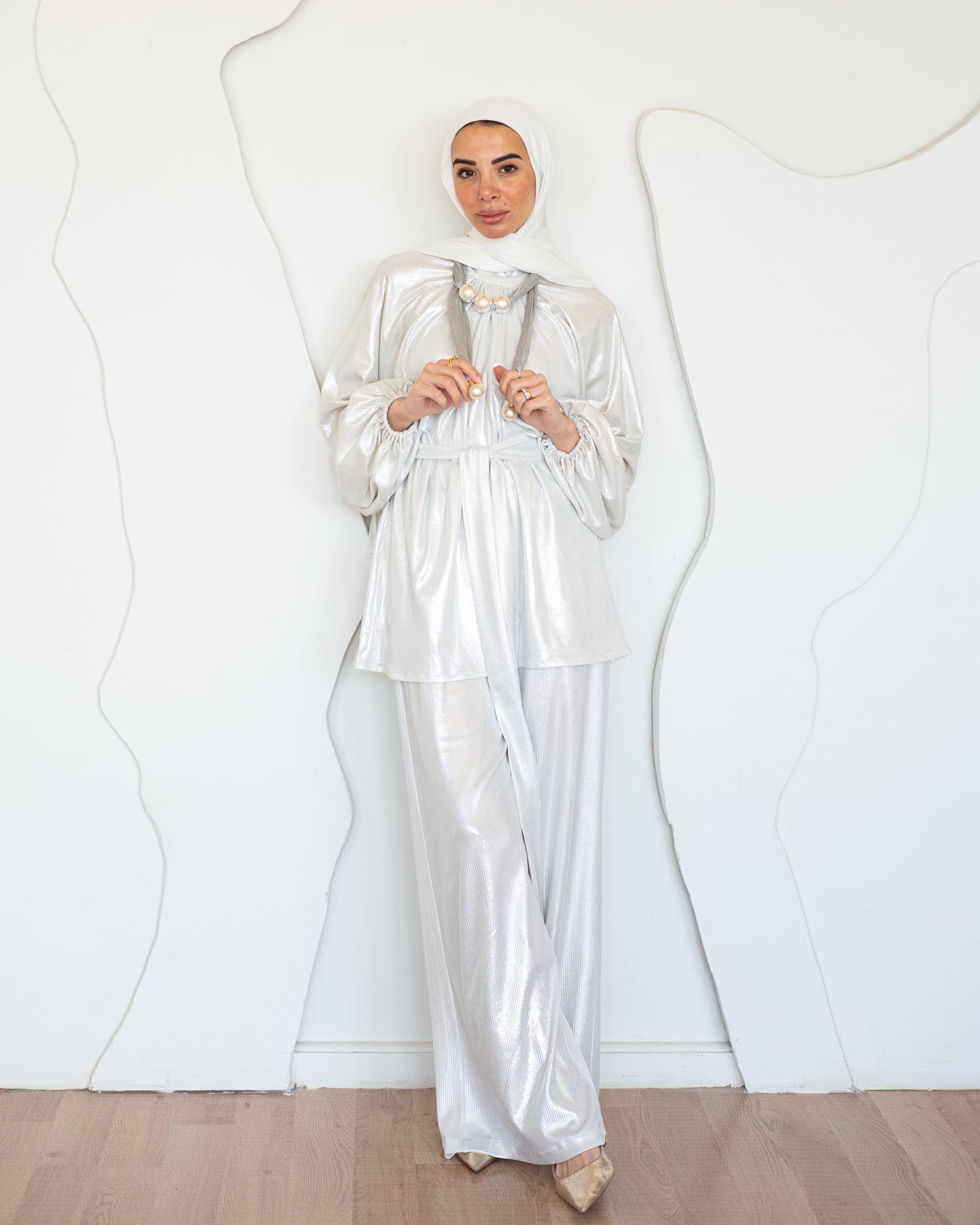 Eva Shimmery Set