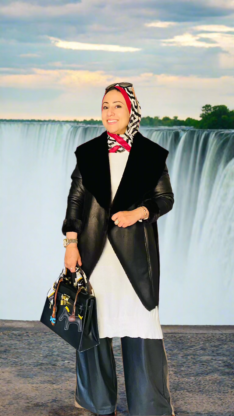 Winter Queen Leather Jacket Black