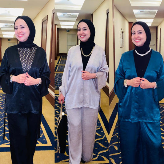 Lisa Shimmer Satin Set